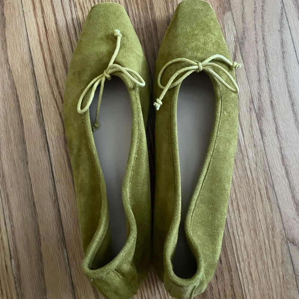 Suede flats